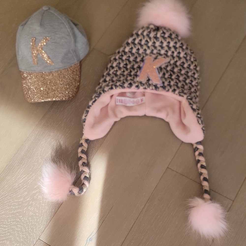 Girls Justice "K" Hats